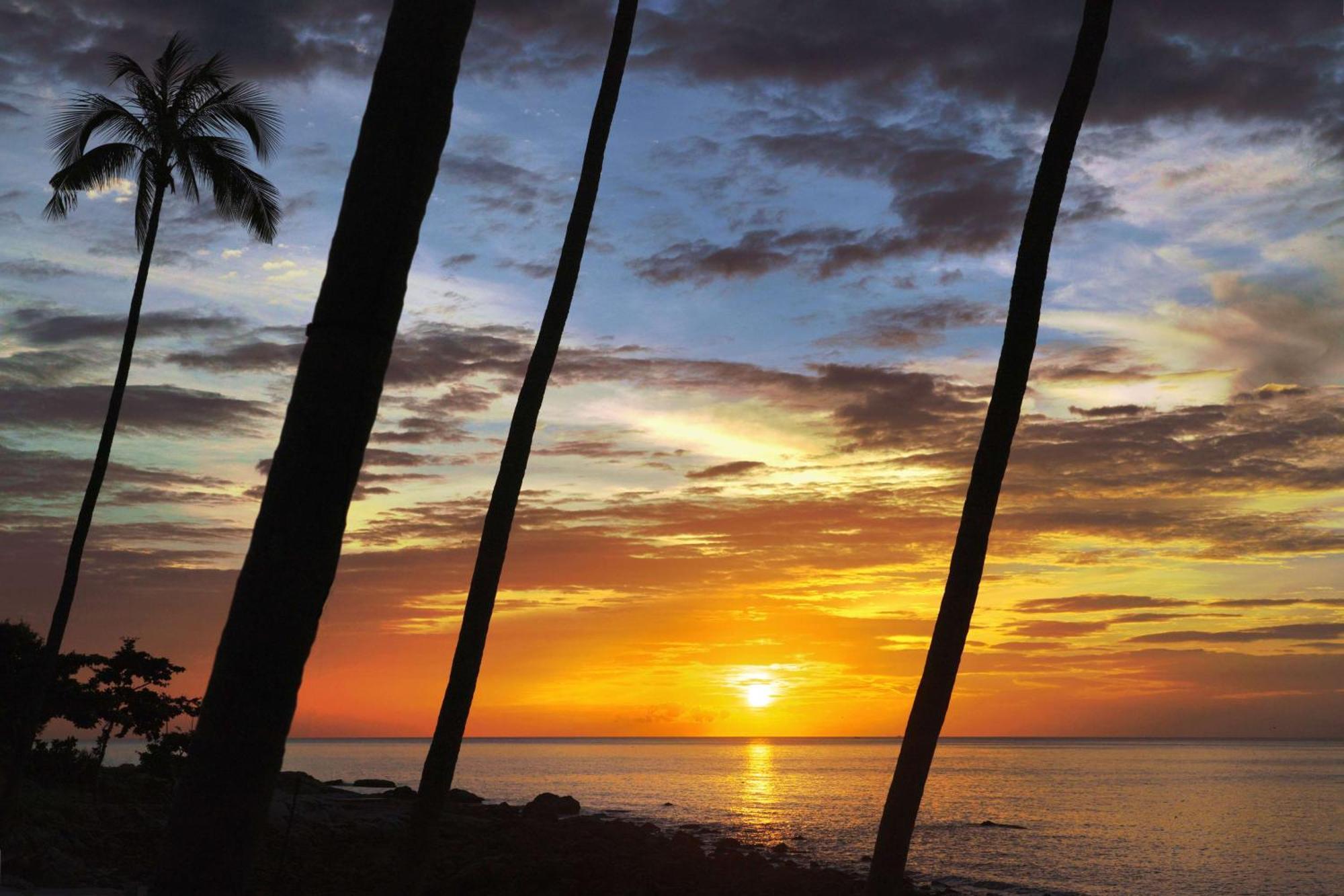 ホテル ハイアット リージェンシー コ サムイ チャウエン エクステリア 写真 Sunset at the beach